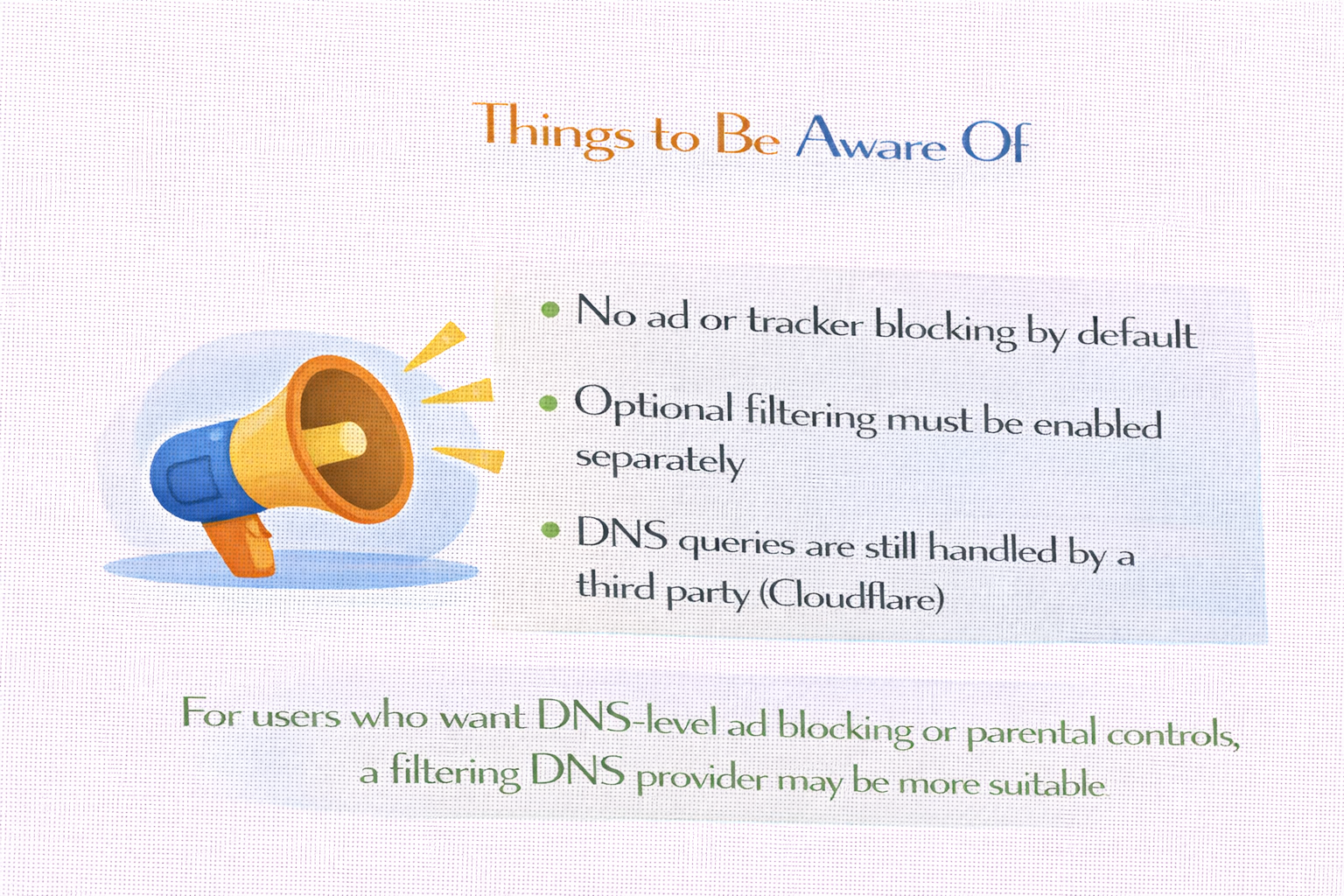 Cloudflare Things to Be Aware Of