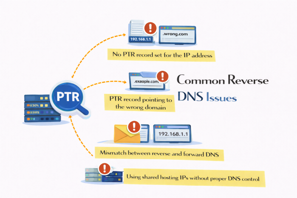 Common Reverse DNS Issues