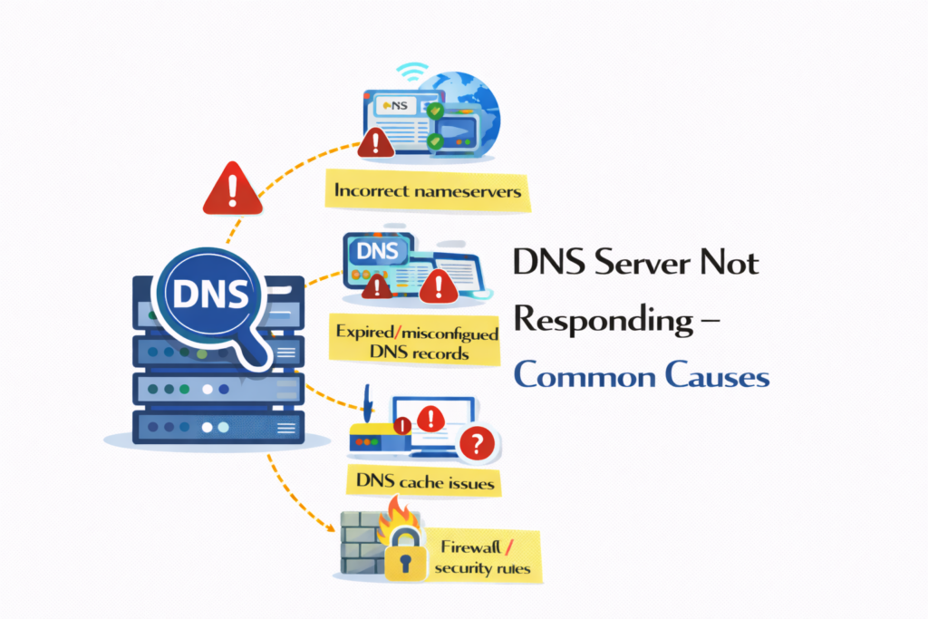 DNS Server Not Responding – Common Causes