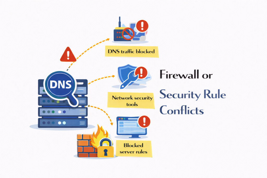 Firewall or Security Rule Conflicts